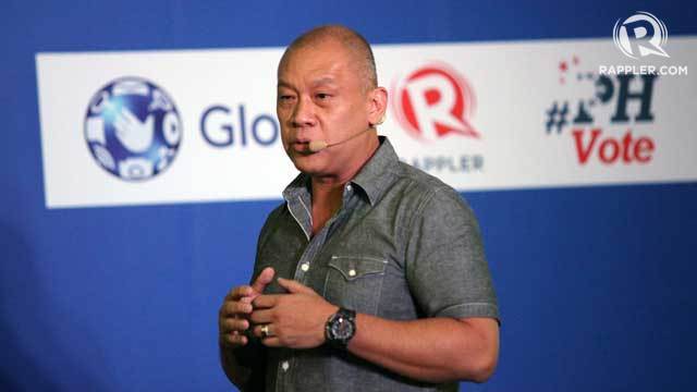BALANCING FINANCES. Globe chief Ernest Cu says the lower capex for 2017 is meant to balance the company's expenses and revenues. Photo by Josh Albelda/Rappler  