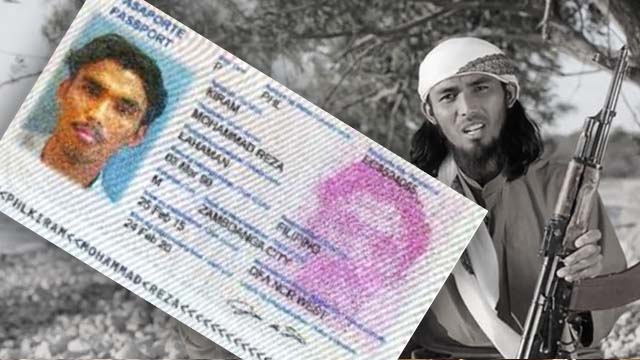 EXCLUSIVE. The passport of Filipino Mohammad Reza Kiram juxtaposed against the Filipino in the ISIS video